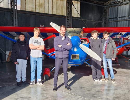 Ragazzi dell’Istituto Fermi di Modena in visita all’Aeroclub di Reggio Emilia